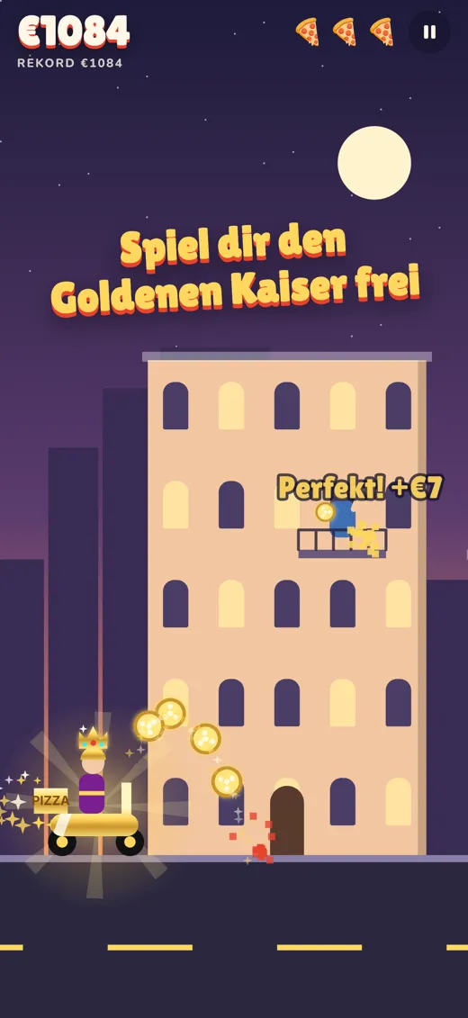Der goldene Roller „Goldener Kaiser“
